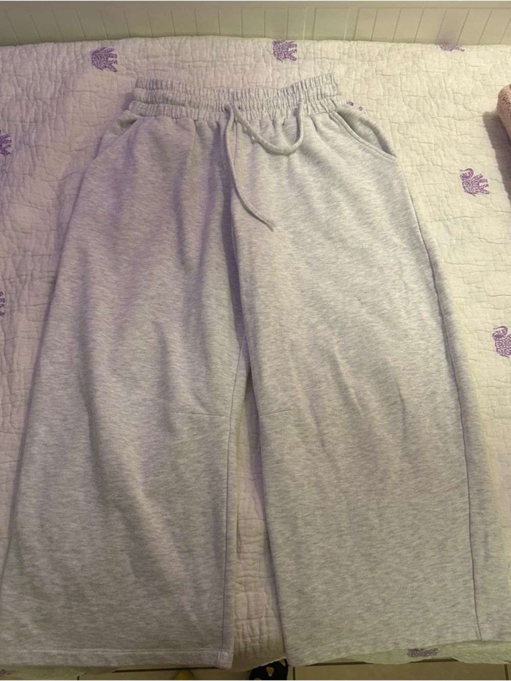 bp Light Gray Elastic Waist Sweatpants